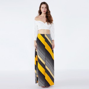 Το Wave Point περιβάλλει τον Ινδικό σχεδιαστή μόδας Lehenga Chiffon Maxi Long Skirt